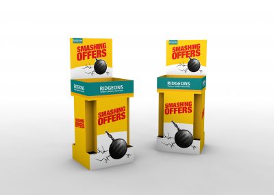 Cardboard Point of Sale Display
