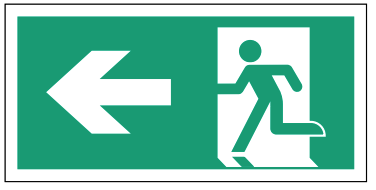 Emergency Escape 4 Safety Escape Sign Arrow