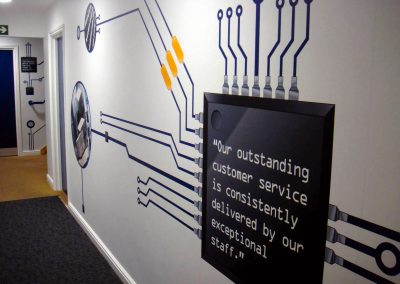 Corporate Printed wallpaper