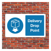 delivery zone sign