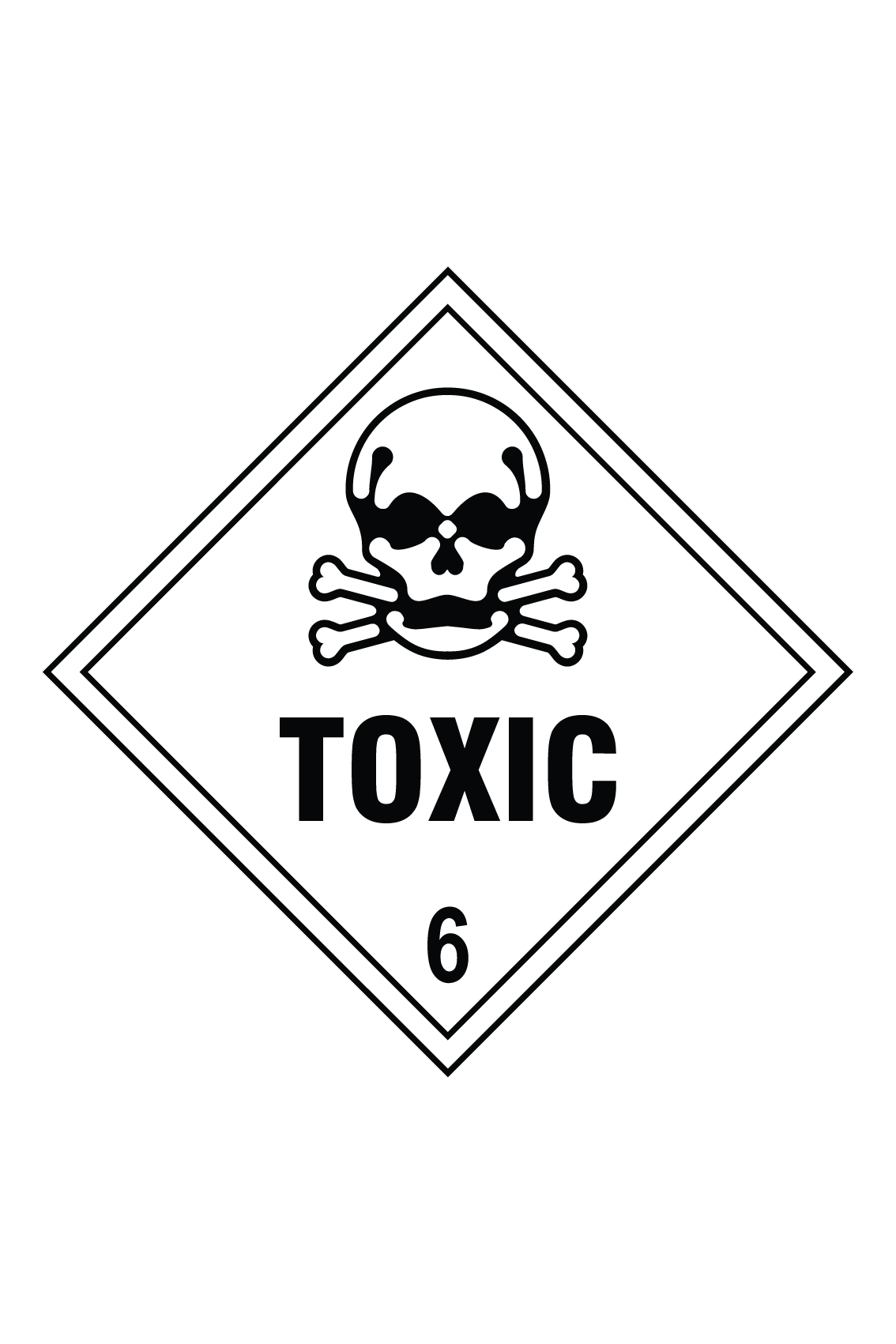Отрава 6. Токсичные Стикеры. Знак опасности 6.1. Poison картинки. Наклейка Toxic.