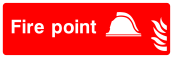 Fire Point Sign - Wide