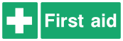 First Aid Sign - Wide