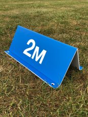 2m Distance outdoor signs