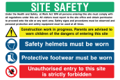 Site Safety Generic Sign B
