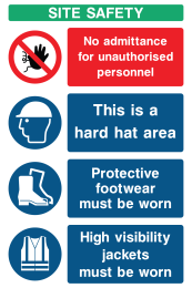 Site Safety Generic Portrait Sign