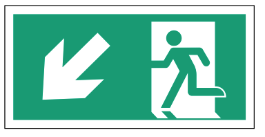 Safety Escape Sign