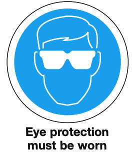 Mandatory Safety Sign Eye Protection