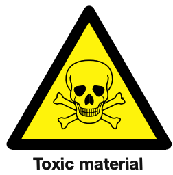 Warning Safety Sign - Toxic