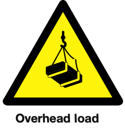 Warning Safety Sign - Overhead